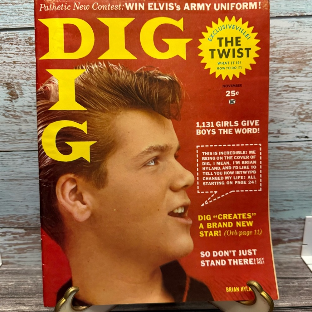 Vintage Dig Teen Magazine November 1960